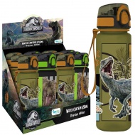 Must: Sticlă de plastic fără BPA cu dinozauri Jurassic World, disponibilă în două variante, 650ml