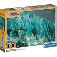 National Geographic - Puzzle de 1000 de piese cu ghețarul Hubbard - Clementoni