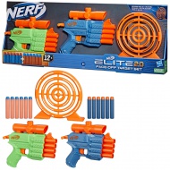 Nerf: Elite 2.0 Face Off Set de țintă cu pistol de spumă cu 12 proiectile - Hasbro