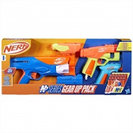 Nerf: N-Series: Gear Up Pack set de 3 lansatoare de burete cu 18 proiectile - Hasbro