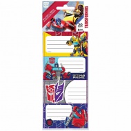 Pachet de 20 de etichete pentru caiete Transformers