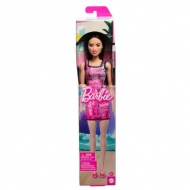 Păpușă de modă Barbie Chic cu păr brunet în rochie roz Barbie - Mattel