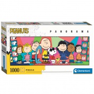 Peanuts: Snoopy și echipa puzzle panoramic de 1000 de piese - Clementoni