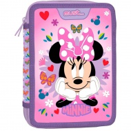 Penar etajat complet echipat Minnie Mouse, culoare mov