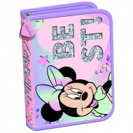 Penar extensibil Minnie Mouse, culori pastel, 21x14x3,5cm