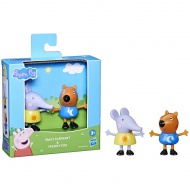 Peppa Pig: Set de 2 figurine Emily Elephant și Freddy Fox - Hasbro