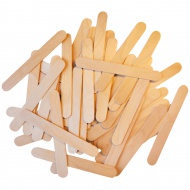 PlayBox: Set de 500 de spatule din lemn, 15x1,8 cm.