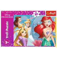 Puzzle 30 de piese Disney Prințese - Trefl