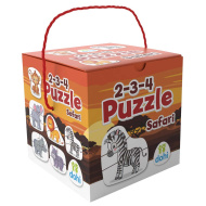 Puzzle de 2-3-4 piese - Safari