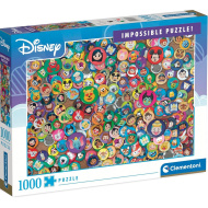 Puzzle imposibil cu 1000 de piese cu personaje Disney - Clementoni