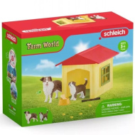 Schleich: Farm World - Set de casă prietenoasă pentru câini (42573)