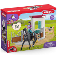 Schleich: Horse Club - Set de joacă cu Lisa și Storm în boxa pentru cai