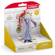 Schleich: Set figurine Harry Potter Dumbledore și Fawkes (42637)