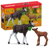 Schleich: Wild Life - Set figurine cu vițel de elan (42629)