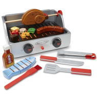 Set creativ de jucării din lemn pentru grătar și barbecue - Melissa &amp; Doug