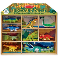 Set de 9 dinozauri în cutie de lemn - Melissa &amp; Doug