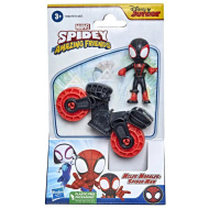 Set de joacă Spider-Man și prietenii săi uimitori: Miles Morales și motocicleta sa - Hasbro