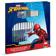 Set de ștampile cu 18 piese Spider-Man cu cariocă - Multiprint