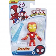 Spider-Man: Póki și prietenii săi minunați, figurină de acțiune Iron Man cu accesorii, 10cm - Hasbro