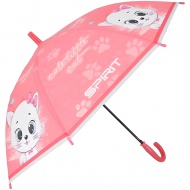 Spirit: Drăguță pisicuță roz umbrelă automată 19" 66cm