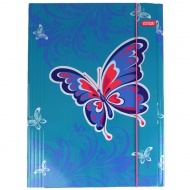 Spirit: Mapă elastică Blue Butterfly A/4