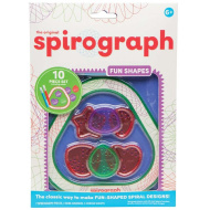 Spirograph: Forme amuzante Spirograf - Set creativ de 10 forme distractive