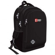 St.Right Black rucsac ergonomic pentru școală, BP0543x31x20cm