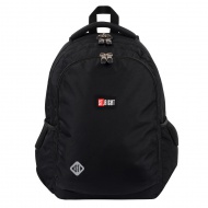 St.Right Black rucsac ergonomic pentru școală, BP73 46x31x20cm