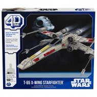 Star Wars: T-65 X-wing Starfighter navă spațială puzzle 4D de 160 piese - Spin Master