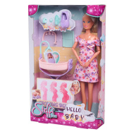 Steffi Love: Steffi păpușă însărcinată cu leagăn și accesorii - Simba Toys