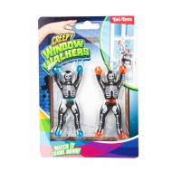 Sticky Man: Set figurine cățărător pe fereastră în formă de schelet, 2 bucăți