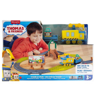 Thomas și prietenii săi: Prieteni la locul de muncă set de cale motorizată - Mattel