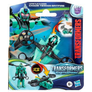 Transformers PământScânteie: Figurină robot Chaos Terran Spitfire transformabilă într-un singur pas - Hasbro