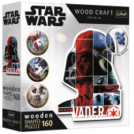 Wood Craft: Star Wars - Darth Vader 160 de piese puzzle premium din lemn - Trefl