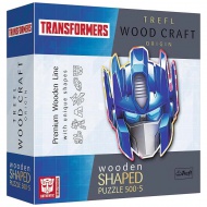 Wood Craft: Transformers Optimus Prime peste 500 piese puzzle premium din lemn - Trefl