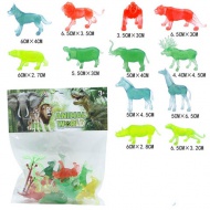 Animal World: Animale sălbatice transparent 12 bucăți set figurine