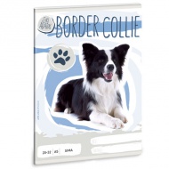 Animale simpatice - Border Collie caiet simplu a5