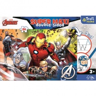 Avengers SuperMaxi cu două fețe 3 in 1 puzzle 24 bucăți