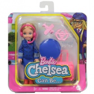 Barbie: Chelsea pilot păpușă carieră 15cm - Mattel