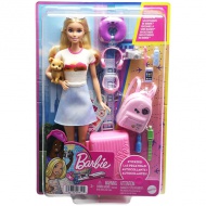 Barbie®: Dreamhouse Adventures păpușă Barbie călătoare cu accesorii - Mattel