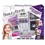 Beauty Bomb tatuaj sclipici set mare cu suvite de par