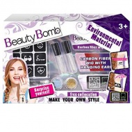 Beauty Bomb Tini tatuaj sclipici set cu suvite de par