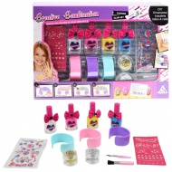 Beauty World: Set creativ de 13 piese de nail art and glitter studio