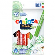 Carioca: Fabric Liner textil marker set 10 bucăţi