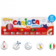 Carioca Joy Superwashable lavabil 50 bucăți marker set în pachet de jumătate de metru