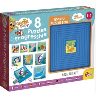 Carotina Baby: Puzzle progresiv - Animale marine