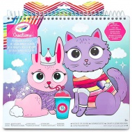 Crayola Creations: Moda animalelor set de desen cu autocolante