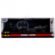 DC Comics: Batman figurină și Batmobile model auto 1/32 - Simba Toys