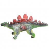 Dino World: Figurină de dinozaur Stegosaurus cu sunet, material vinyl cu umplutură de bumbac 35cm