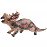 Dino World: Figurină de dinozaur Styracosaurus cu sunet, material vinyl cu umplutură de bumbac 35cm